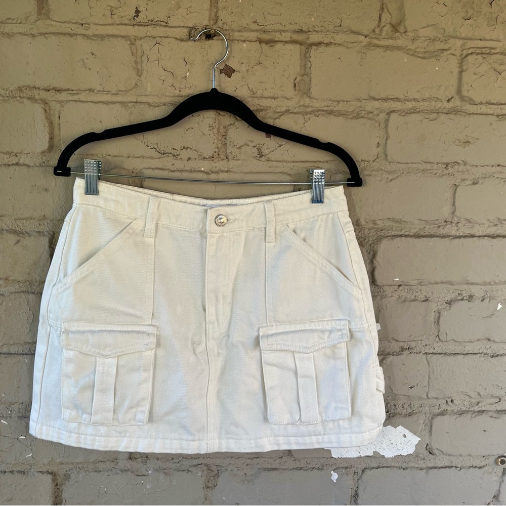 Princess Polly Denim Cargo Mini Skirt